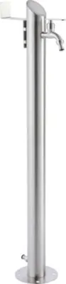 Produktbild von Vodovodná batéria Comfort Style, záhradná batéria, strieborná, výška: 93 cm, nerezová oceľ