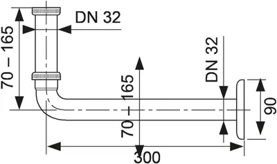 Image de TECEprofil Anschlussbogen für UP- Geruchverschluß, 11/4 xDN32