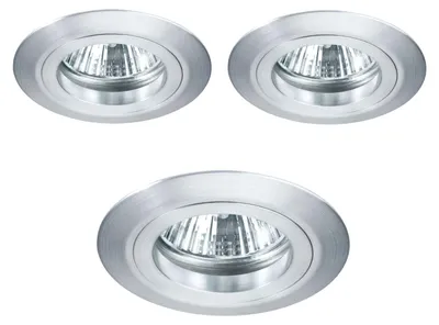 Produktbild von Paulmann 925.23, Einbaustrahler, GU5.3, 1 Glühbirne(n), Halogen, Aluminium