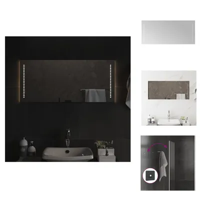 Immagine prodotto di specchio da bagno vidaXL LED 90x40 cm - Specchio