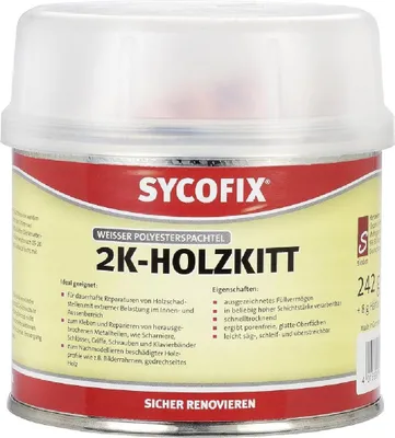 Produktbild von Sycofix - 2-K Holzkitt 242g + 8g Härter