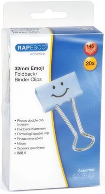 Produktbild von Rapesco 1353, Metall, Blau, 32 mm, 20 Stück(e)