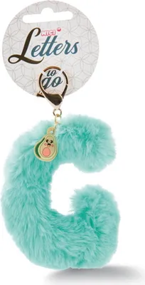 Produktbild von Nici 45616 Taschenanhänger Buchstabe "G" Plüsch grün