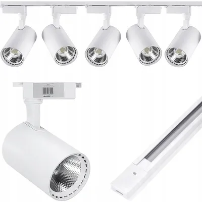 Produktbild von Decorya LED Schienensystem Deckenleuchte 5x Strahler Weiß