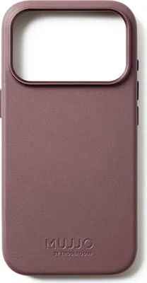 Produktbild von Mujjo Full Leder Hlle iPhone 17 Pro 1mm erhhter Lederbezel Einzigartige Patina mit der Zeit Hergestellt aus feinkrnigem Kalbsleder
