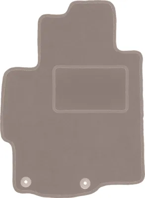 Image de Tapis conducteur moquette beige compatible avec Mitsubishi Lancer VIII CY (2007-2016, berline, sportback) – avec fixations – sur‑mesure
