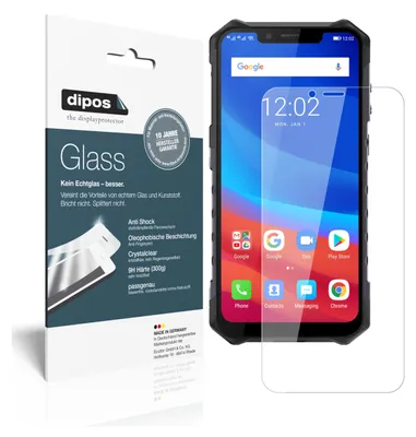 Produktbild von 2x Schutzfolie für Ulefone Armor 6 - Anti-Shock 9H Folie Glass Kunststoffglas
