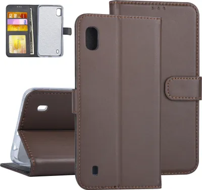 Immagine prodotto di Custodia a libro marrone per Samsung Galaxy A10 - Porta carte di credito