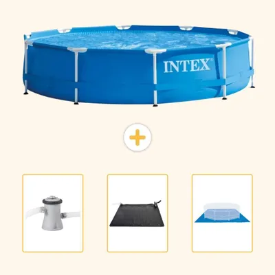 Produktbild von Frame Pool Rund - 305x76 cm - 4-teilig SCB79