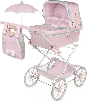 Produktbild von Silecomplaza Puppenwagen Sophie faltbar mit Sonnenschirm von DeCuevas 82075