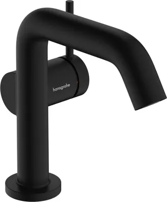 Produktbild von hansgrohe Tecturis S Einhebel-Waschtischmischer 110 Fine CoolStart EcoSmart+ mit Zugstangen-Ablaufgarnitur, Mattschwarz