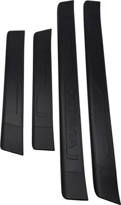 Produktbild von Skoda 5E0071303 Einstiegsleisten Set schwarz vorn hinten Türschweller Leisten