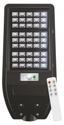Produktbild von LUXULA LED Solar-Straßenleuchte 1200 lm kaltweiß schwarz IP65 dimmbar