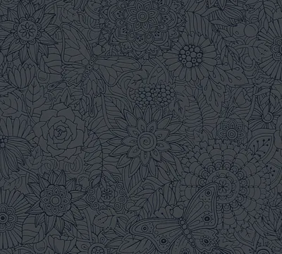 Produktbild von A.S. Création Vliestapete Club Tropicana Tapete metallic schwarz 10,05 m x 0,53 m 358162 35816-2