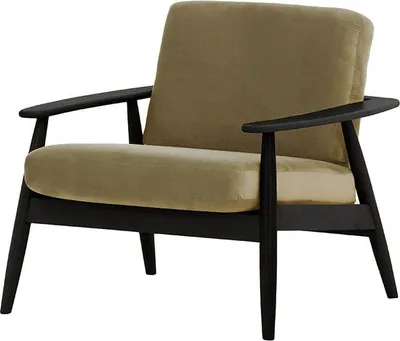 Image de Fauteuil Demure-Velluto 3-Noir