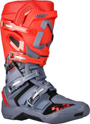 Immagine prodotto di Stivali da motocross Leatt GPX 5.5 FlexLock, grigio/rosso, 40,5