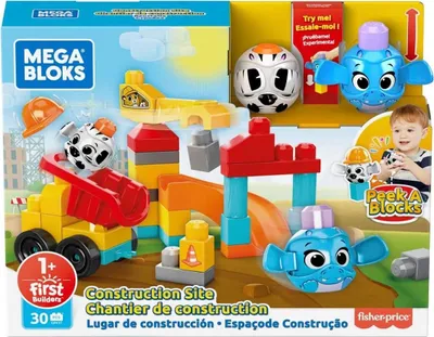 Produktbild von Mattel GRV37 - Mega Bloks - Guck-Guck Baustelle
