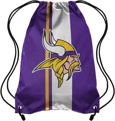 Image de Sac de sport FOCO, style sac à dos à cordon, équipe des Minnesota Vikings, NFL