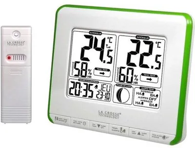 Productafbeelding van Draadloos weerstation - binnen- en buitenmeting - temperatuur en luchtvochtigheid