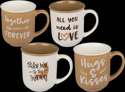 Produktbild von Kaffee Tee Tasse 4er Set Coffee & Love
