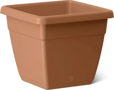 Produktbild von Poétic MY CITY GARDEN Blumenkübel Terracottafarben quadratisch 29,6 cm - Kunststoff