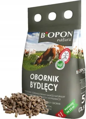 Obrázek produktu pro Kravský hnůj Kravský hnůj Přírodní hnojivo Zeleninová zahrada Organický granulát 3,5 kg