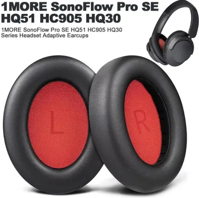 Produktbild von 1 Paar Ohrpolster für 1More SonoFlow/SonoFlow SE headphones Schwarz