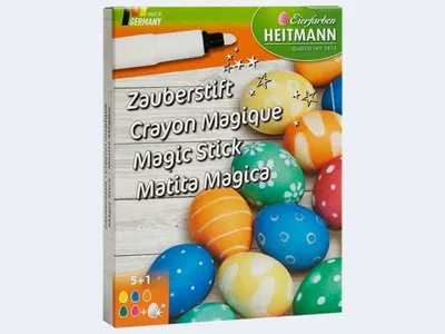 Produktbild von Heitmann Eierfarben (Zauberstift, 6 Grundfarben)