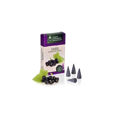 Zdjęcie produktu dla Crottendorfer - Kadzidło stożkowe rozmiar M - Flower&Fruits - Cassis