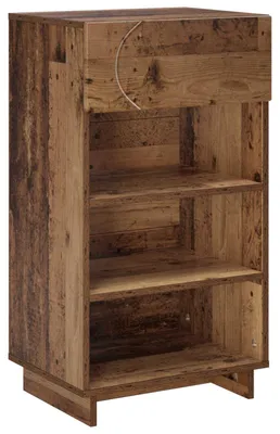 Obrázok produktu pre vidaXL Skriňa na topánky, 48 x 38 x 87,5 cm, drevotrieska, recyklované drevo