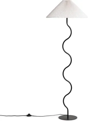 Produktbild von Denahi Stehleuchte aus Metall, Weiß, 155 cm hoch, 55 cm Durchmesser