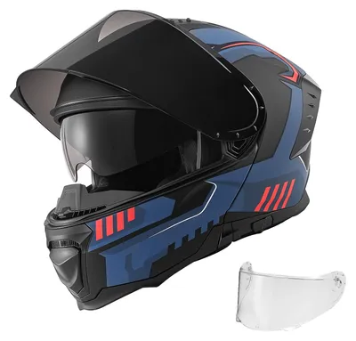 Productafbeelding van VEVOR Klaphelm, maat L, modulaire motorhelm, ECE 22.06 gecertificeerd, motorhelm voor volwassenen, scooterhelm met Bluetooth-luidsprekercompartiment en uitneembaar binnenvoering