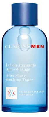 Zdjęcie produktu dla Clarins ClarinsMen Soothing After-Shave Lotion, Balsam po goleniu, Skóra mieszana, Skóra sucha, Skóra normalna, Skóra tłusta, 100 ml, Kojąca, Butelka, 1 szt.
