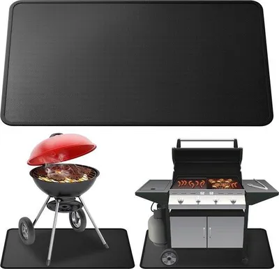 Produktbild von Unterlage für BBQ und Kamin, hitzebeständig bis 980°C - 160 x 100 cm