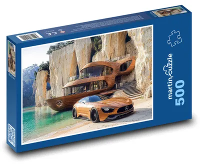 Obrázek produktu pro Puzzle 500 auto u pláže - martinpuzzle