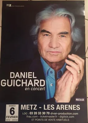 Productafbeelding van Daniel GUICHARD - Concertaffiche / Poster - 70x100 cm