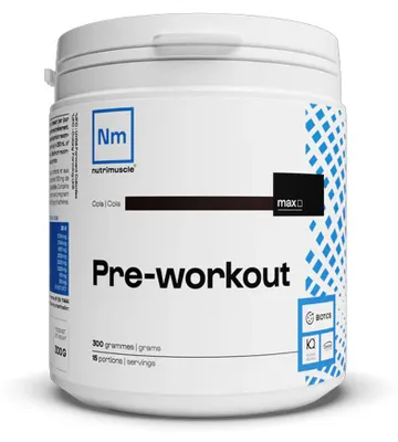 Image de PreWorkout - Nutrimuscle - Pre-Workout (300g) - Saveur Cola