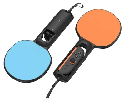 Produktbild von Halterung / Kappen für Joy-Cons für Nintendo Switch 2 / OLED / 1, YAXO Tennis Set, Orange / Blau