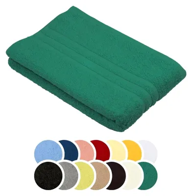 Produktbild von Duschtuch, 100% Baumwolle, Serie Borkum, 70 x 140 cm, waschbar bis 60 Grad, trocknergeeignet, Farbe: Petrol