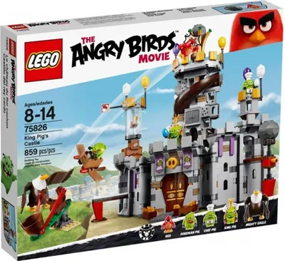 Obrázok produktu pre LEGO Angry Birds 75826 Hrad kráľa prasiatok