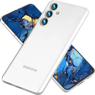 Obrázek produktu pro NALIA Extrémně tenké pevné pouzdro pro Samsung Galaxy S24 Case, 0,3 mm ultra tenké ochranné pouzdro Extra Slim White Transparent