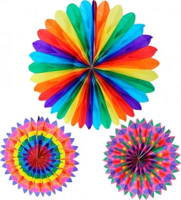 Zdjęcie produktu dla Dekoracja papierowa 50 cm mix