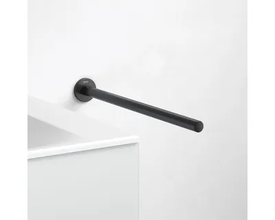 Produktbild von Keuco PLAN, Handtuchhalter, 1-armig, 450 mm, schwarz matt, 1 Stk.