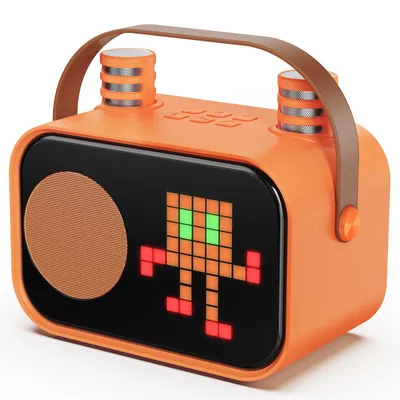 Produktbild von JYX Orange Karaoke Box – Party Lautsprecher mit Mikrofon & Lichtshow