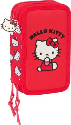 Produktbild von Hello Kitty - Mäppchen Federmappe, 37 Teile, 3-fach gefüllt