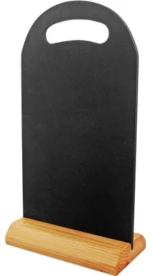 Produktbild von Stalgast Tischaufsteller 180x345 mm Werbeschild Schwarz