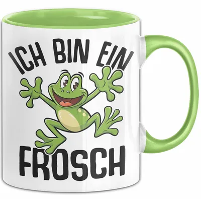 Produktbild von Frosch-Liebhaber Tasse Geschenk Ich Bin Ein Frosch Jungs (Grün)