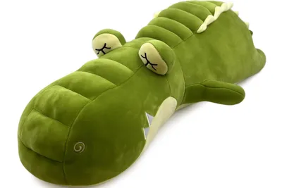 Produktbild von Plüschtier Krokodil 75 cm Grün – Großes Kuscheltier, Weiches Stofftier