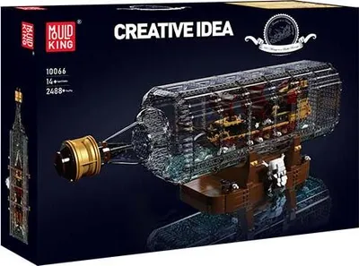 Produktbild von Mould King® 10066 Schiff in der Flasche (Queen Ann