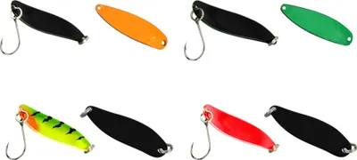 Produktbild von 4 FTM 3,3cm 2,4g Spoon Hammer - Kunstköder Set für Forellen